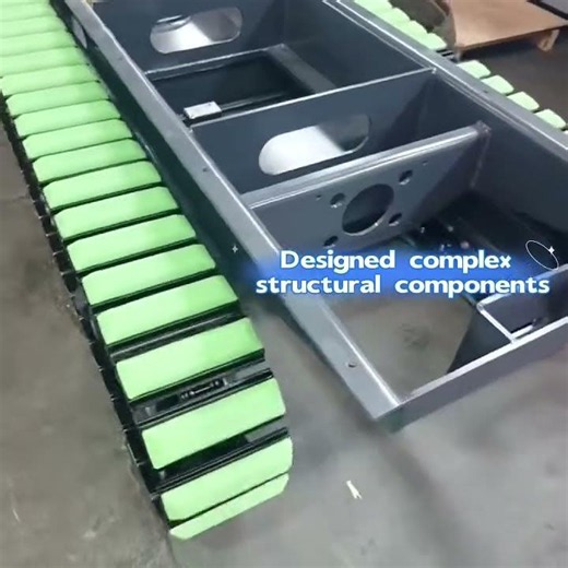 Green rubber pads chassis