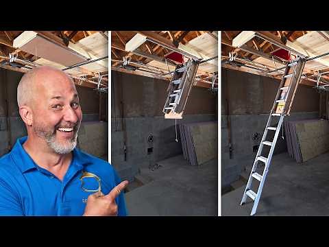 Tired of Clutter? Try This Garage Attic Storage Hack