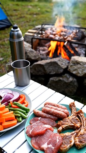 Do you prefer mountain or river camping? #campinglife #trip #camping | Camping Man