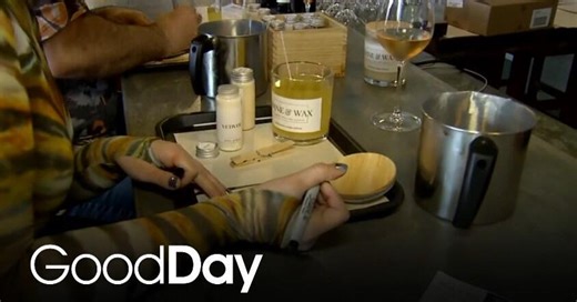 Pair your next wine tasting with a candle-making experience!