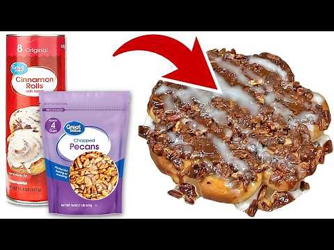 5 Ingredient Caramel Pecan Sticky Buns Using Canned Cinnamon Rolls!