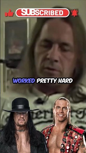 RARE FOOTAGE - Bret Hart Pays Tribute to HBK and The Undertaker! #shorts #wwe
