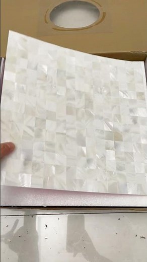 White Mother of Pearl Seamless Mosaic Tiles | Luxury Shell Backsplash & Wall Design