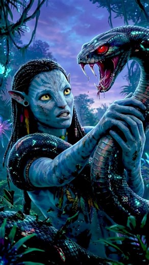 Avatar vs Giant Snake Battle 😱😱 #shorts #avatar