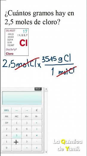 Conversion from Moles to Grams