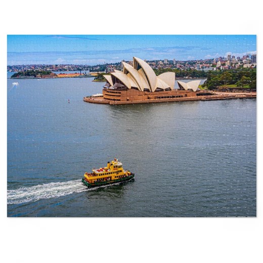 Sydney Opera House Harbour 500 Piece Jigsaw Puzzle - Etsy