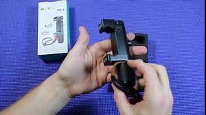 Movo PR-1 Smartphone Grip Handle Rig with Wrist Strap, Tripod Mount and Cold Shoe Mount for Lights and Microphones - for iPhone, Samsung, HTC, LG, Google, Android