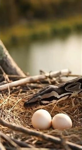 Unbelievable Alliance: Dog & Eagle Save Pelican Eggs from Giant Python #pets #animals #rescue