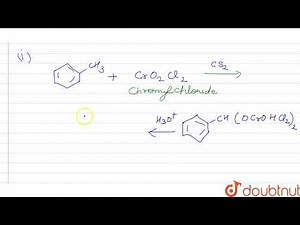 How is benzaldehyde preparaed from : (i) Toluene , (ii) Benzoic acid ?