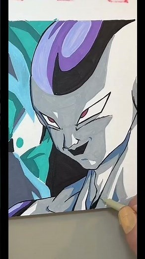 “Sangoku vs Freezer 🔥 | Dessin Dragon Ball Z” #goku #dbz #anime #speeddrawing #drawing #fypage