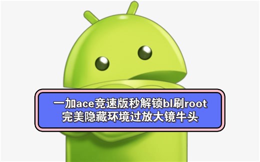 一加ace竞速版秒解锁bl刷root完美隐藏环境过放大镜牛头检测支持sukisu内核root