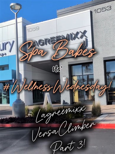 𝐏𝐚𝐫𝐭 𝟑 𝐨𝐟 𝐦𝐲 𝐋𝐚𝐠𝐫𝐞𝐞𝐌𝐢𝐱𝐱 𝐕𝐞𝐫𝐬𝐚𝐂𝐥𝐢𝐦𝐛𝐞𝐫 𝐜𝐡𝐚𝐥𝐥𝐞𝐧𝐠𝐞 🔥 Still on the mission to smooth out these back rolls 😅.. I’m proud to say I’m actually improving… so much that I went all in and bought a class pack of 10. 𝐍𝐨 𝐭𝐮𝐫𝐧𝐢𝐧𝐠 𝐛𝐚𝐜𝐤 𝐧𝐨𝐰. You coming back for round 4 with me? 👀💪🏽 #VersaClimber #LagreeMixx #VegasFitness #WellnessWednesday #LasVegasFitness