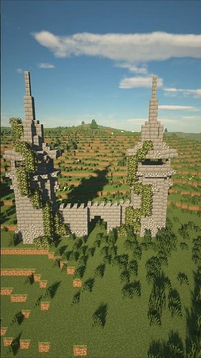 Minecraft Castle Gate Build Timelapse 🔥