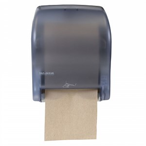 San Jamar T8400TBL Smart Essence Classic Hands Free Paper Towel Dispenser - Arctic Blue