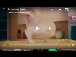 Le poulet qui danse