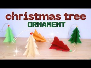 Christmas Tree Hanging Ornament Tutorial