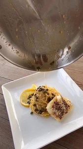1.3K views · 37 reactions | Seared Cod with Buttery Lemon Caper Sauce...
