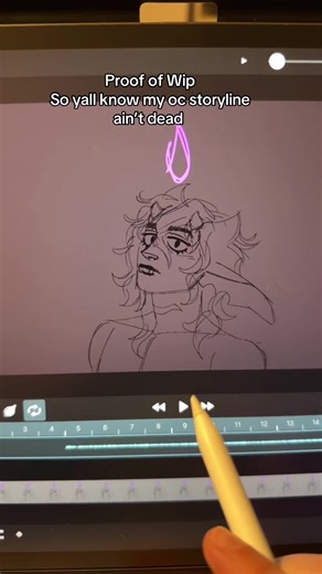 Inside of Mikey is a hot lady trying to convince him to crash out and send everyone to their creator 💅✨✨✨ #artvlog #wip #animationmeme #oc