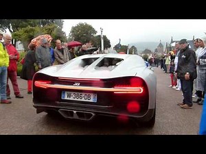 Bugatti Chiron -Sound- LOUD REVS, Start Up & convoy !!!