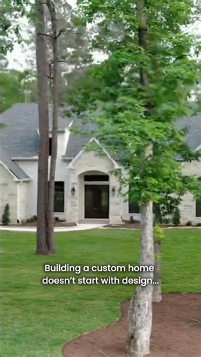 Building a Custom Home Doesn’t Start in Design #completedhouse #customhome #architecture #design