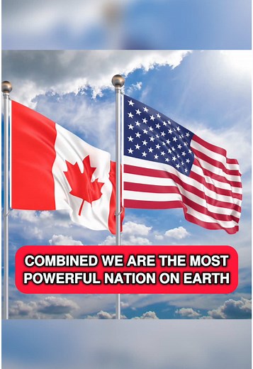 Combining our countries together with a common currency, a viable passporting system after you're approved as they have in EU, we'd be the most powerful nation on earth. Unlimited water, unlimited power, and unlimited reserves of every kind. The ideas are simple, common currency, and common defense of the north against the Chinese. Combined, we're the richest nation on earth by every single measure. We got everything we need. We don't need anything from anybody. And nobody should mess with us. S