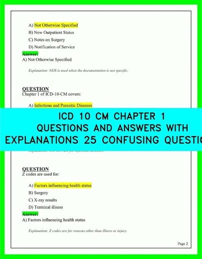 ICD-10-CM Chapter 1: 25 Most Confusing Questions & Answers with Expert Explanations