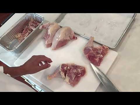 How to Fabricate a Whole Chicken into Eight Pieces