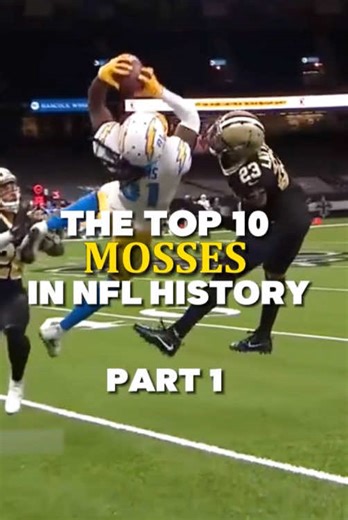 Top 10 MOSSES in NFL (Part 1) #postseasonfootballtiktokcontest #nflfootball #collegefootball