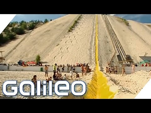 EXTREME water slide: We're building the longest, highest, and best slide in the world | Galileo