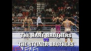 Bret & Owen Hart vs. Rick & Scott Steiner (WWF Wrestling Challenge, 1994) - video Dailymotion