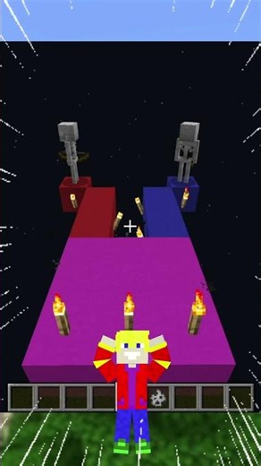 WILK WYBIERA, CZERWONY CZY NIEBIESKI w MINECRAFT!