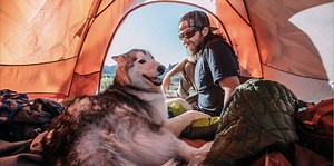 1.4M views · 5.2K shares | A good camp trip is all about who you're with. For Kelly Lund, that means bringing along his best friend, Loki the Wolfdog This is their camp story. #LetsCamp | Matador Network | Facebook