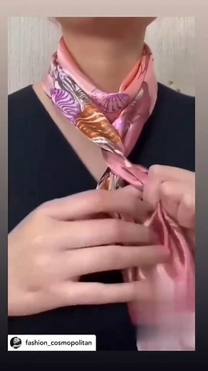 How to wear a Silk scarf #Howtowear #Silkscarf | How To Make