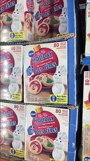 Pilsbury Holiday Cookies at Costco Canada