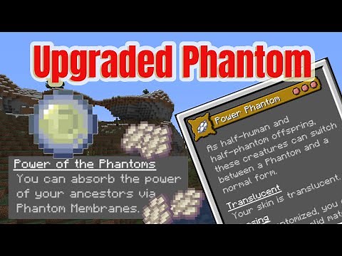 I upgraded the Phantom Origin! [Origins datapack]