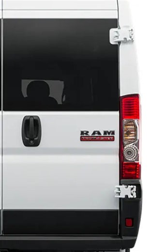 VWD Ram ProMaster Van Fixed Window 2014+ Passenger Side Rear Cargo Doo