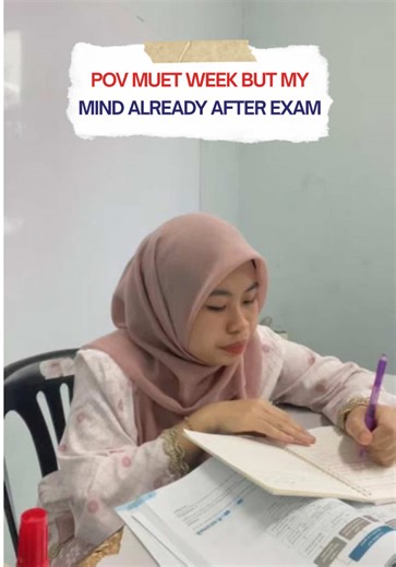 Focus, focus… but my brain already after MUET 😭 Before that let’s make sure MUET goes right 😉 👉 Join MUET Mastery Seminar on 31 Jan 2026 Secure your seat now! #Muet2026 #muetondemand #muettips #pov#fyp