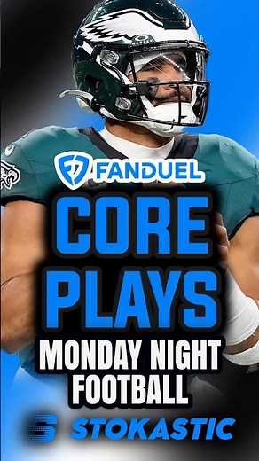 FanDuel NFL DFS Core Plays Monday Night Football, 11/10/25 | NFL DFS Picks Week 10