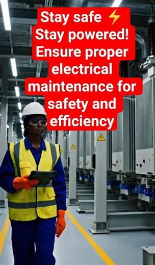 Stay safe ⚡ Stay powered! Ensure proper electrical maintenance for safety and efficiency. #trending