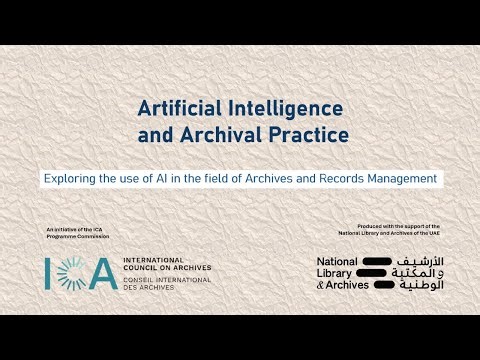 AI and Archival Practice - AI to Support Research and Public Access (3/8)