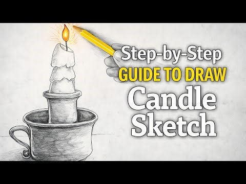 How to Sketch a Realistic Candle – Step by Step Guide