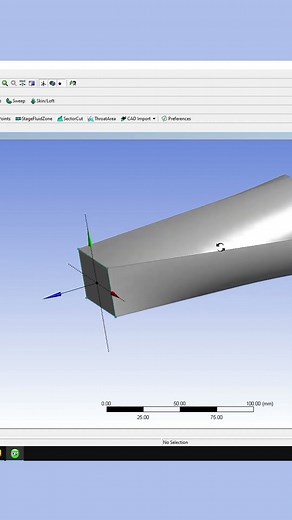 Learn Skin/Loft command in ANSYS Design Modeler in 1 minute #ansys #DesingModeler #cad
