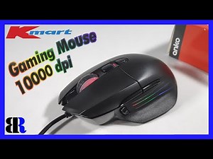 10000 DPI Gaming Mouse from Kmart (Aus) Unboxing + Testing | RGB Backlit Programmable