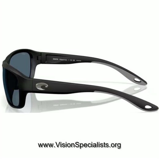 Costa Del Mar Clipperton 6S9119 911910 Sunglasses Tortoise Polarized Grey 58mm Matte Black Polarize