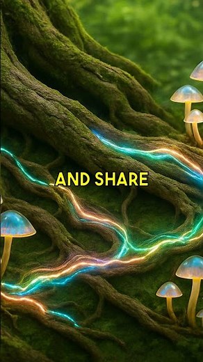 "Roots of Connection: How Trees Communicate via Fungi! 🌱🌳 #Nature #MysteriesOfEarth #TreeTalk"