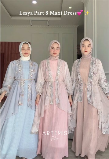 Lesya Part 8 Maxi Dress untuk Lebaran 2025