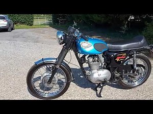 1968 BSA STARFIRE 250 FOR SALE. WALK ROUND AND START UP.