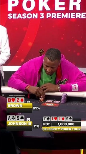 Smart move JJIII 🫡#celebritypoker #poker