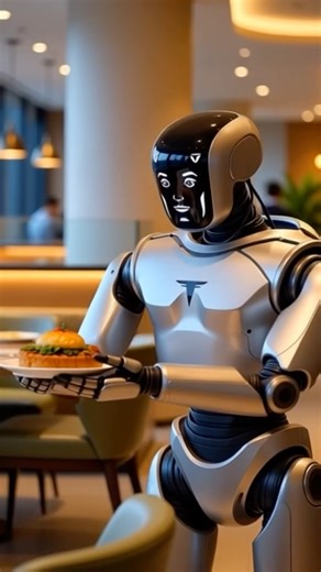 Tesla Diner restaurant#shorts #ai #losangeles #eating #food #robot #diner #travel #familyvlog #fun