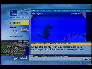 TWC Weatherscan (Bensalem, PA) - 1/09/2009 - 5:32pm ET
